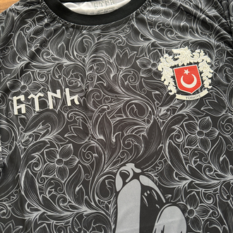 Türkiye Bozkurt Siyah Profesyonel Tasarım Forma
