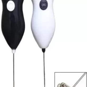 Pilli Mini Mixer Kahve Süt Köpürtücü Karıştırıcı Cappuccino Mixer