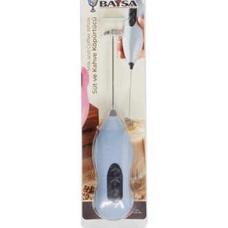Pilli Mini Mixer Kahve Süt Köpürtücü Karıştırıcı Cappuccino Mixer