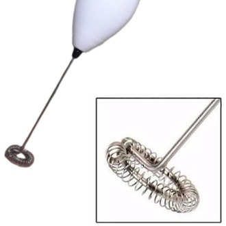 Pilli Mini Mixer Kahve Süt Köpürtücü Karıştırıcı Cappuccino Mixer