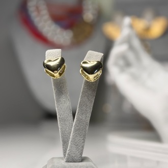 Tabir Gold Küpe Kalp