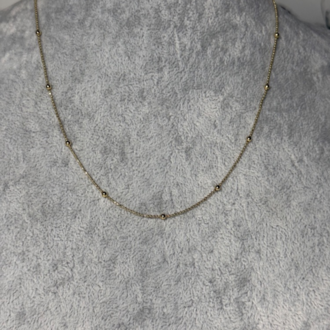 Tabir Gold Boncuk Zincir