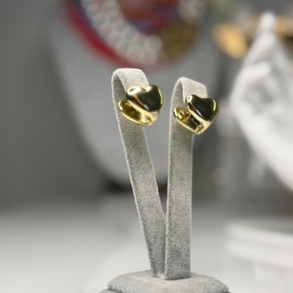 Tabir Gold Küpe Kalp