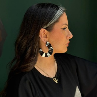 Tabir Gümüş Küpe