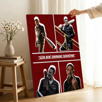 TWD - NEGAN SMİTH ALINTISI 4K PREMİUM KANVAS TABLO