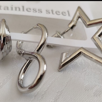 Çelik Silver küpe
