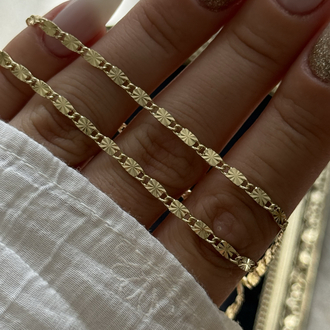Yıldız İşlemeli Kolye | 14k vip