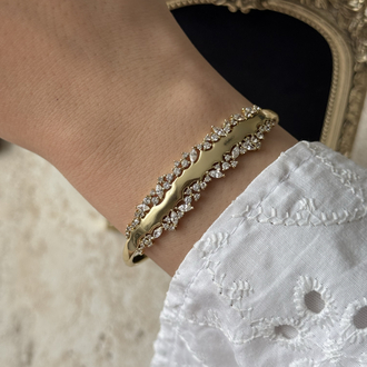 Markiz Kesim Taş Kelepçe | 14k xuping