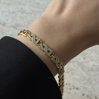 Infinity Bileklik | 14K Xuping