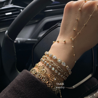 Fatma Ana Eli Bileklik | 14k Xuping