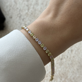 Rainbow Suyolu Bileklik | 14k vip 
