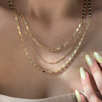 Desenli Kolye | 14k vip