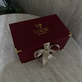Premium Kadife Dokulu 12li Advent Calendar Kurdeleli