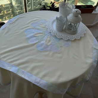 Pastel Blossom Masa Örtüsü & Kapak Seti