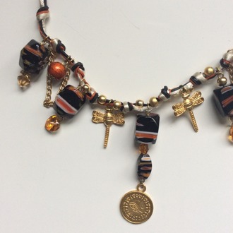 Murano Charm – El Yapımı Cam Boncuk & Altın Kaplama Kolye
