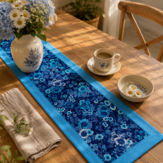 Blue Garden 21x147 cm Runner