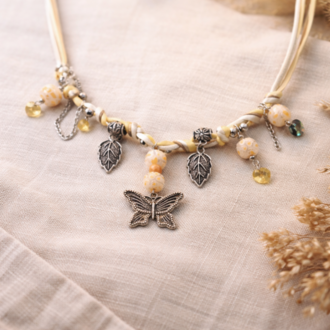 Butterfly Charm Kolye