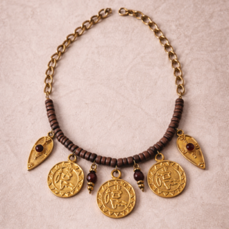 Nomad Gold – Vintage Statement Kolye