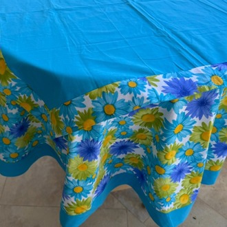 Blue Garden Collection Masa Örtüsü ve Kapak 