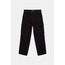 Oversize %100 Cotton Erkek Kargo Pantolon Siyah