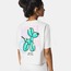 Vrl Kadın T-Shirt Beyaz Baskılı Model 