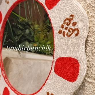 Osmanlı çay tabağı ayna 