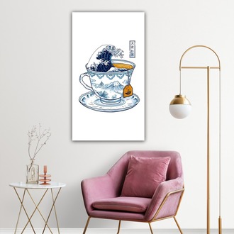 Japon İşi Kahve Fincanı Posteri
