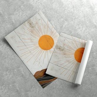 İllüstrasyon Güneş Posteri