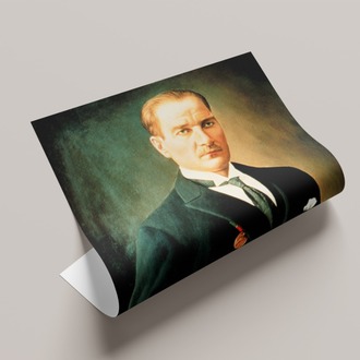 Renkli Atatürk Posteri