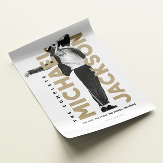 Klasik Pozuyla Michael Jackson Posteri