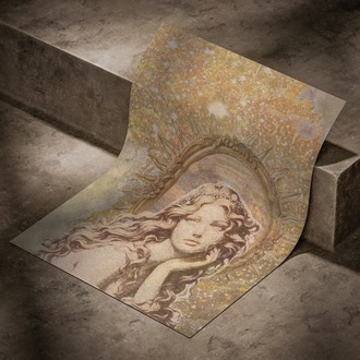 Işıltılı Bir Tarot Kartı Poster
