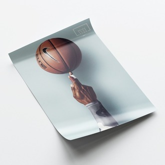 Top Döndürme Basket Topu Posteri