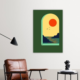 Yeşil Odalı Pencere Poster