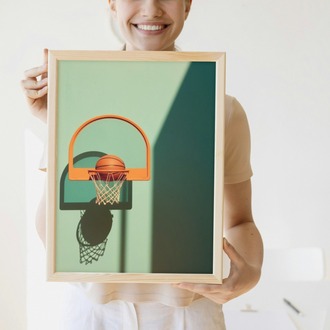 Basket Potası ve Basket Topu Posteri