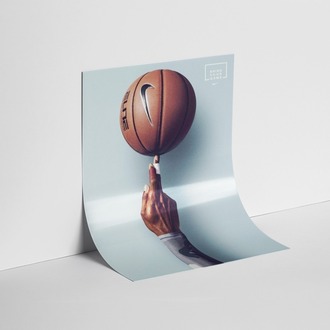 Top Döndürme Basket Topu Posteri