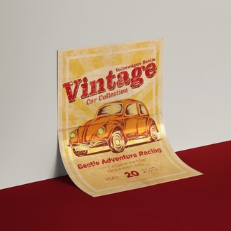 Vintage VosVos Poster