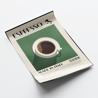 Espresso Kahve Posteri
