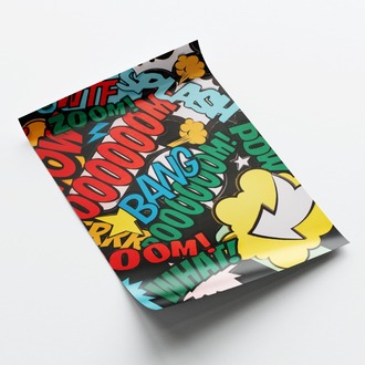 Pop Art Boom Bang Posteri