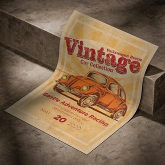 Vintage VosVos Poster