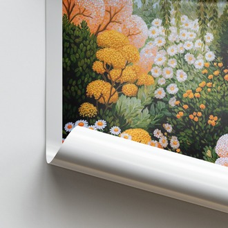 Yayoi Kusama Çiçekler Posteri