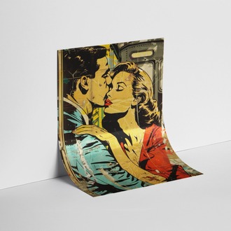 Pop Art Bir Çift Posteri