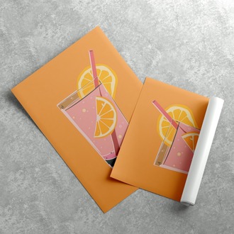 Limonlu Kokteyl Poster
