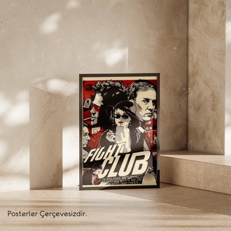 Fight Club Film Afiş Tasarımı Poster