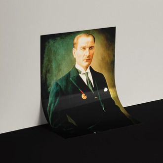 Renkli Atatürk Posteri