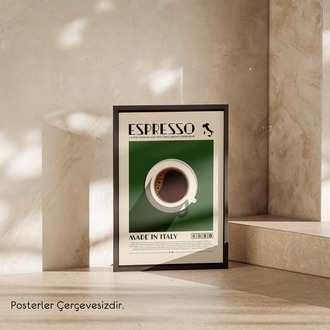 Espresso Kahve Posteri