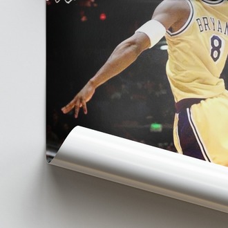 Kobe Bryant Smaç Basıyor Poster