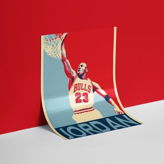 Michael Jordan Tasarım Posteri