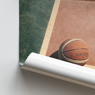 Vintage Basket Topu Posteri