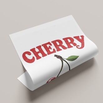 Cherry Vintage Poster
