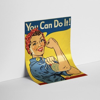 You Can Do It Pop Art Poster